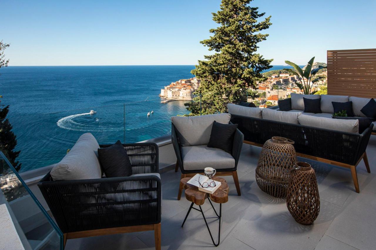 Villa T Dubrovnik - Wellness And Spa Luxury Villa With Spectacular Old Town View Eksteriør billede