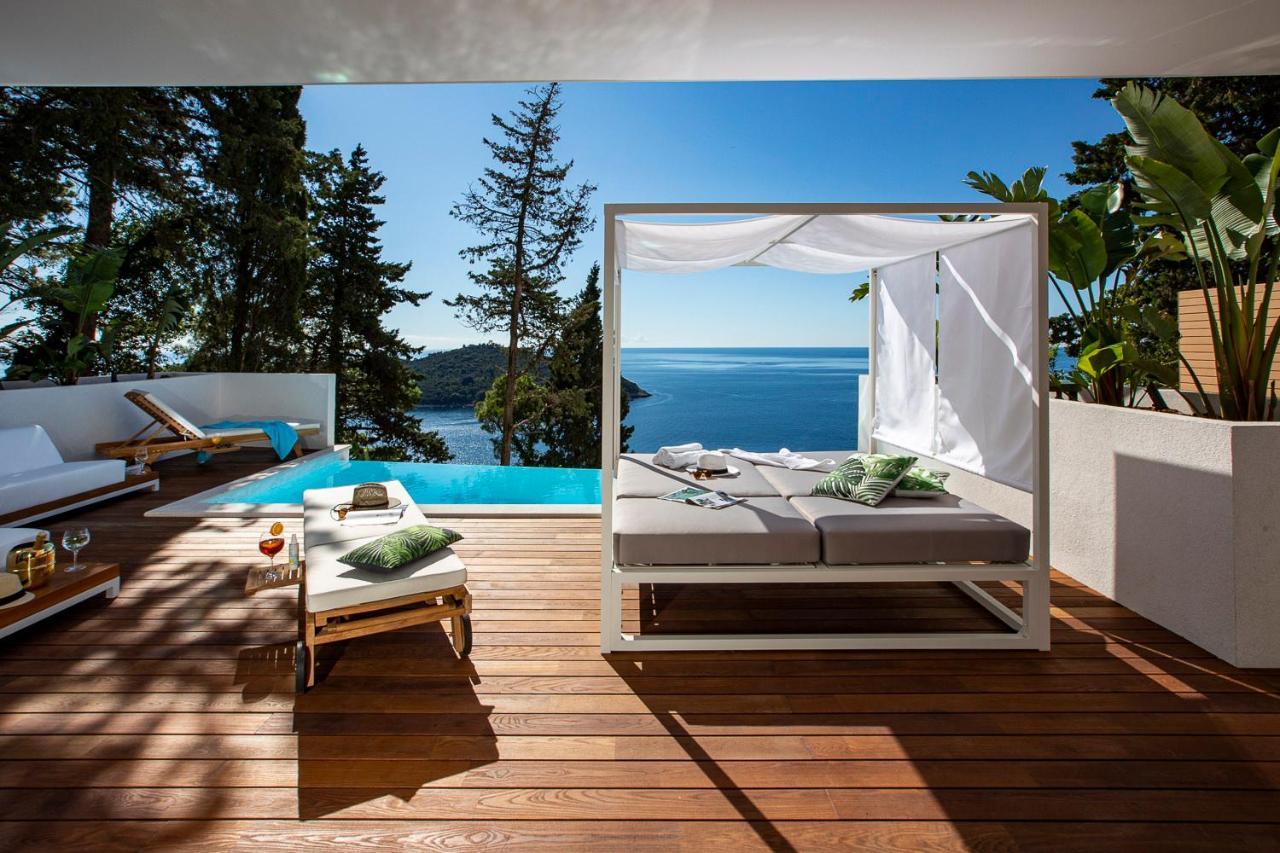 Villa T Dubrovnik - Wellness And Spa Luxury Villa With Spectacular Old Town View Eksteriør billede